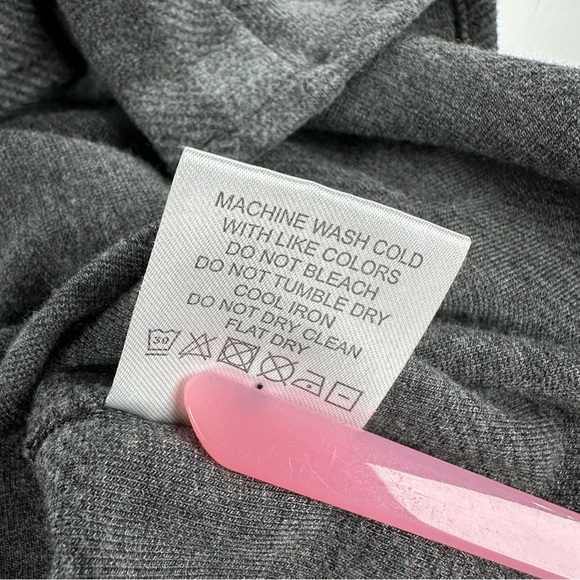 Quince Womens Small Gray Charcoal Plaid Stretch Sweater Fleece Button Down Shirt - Picture 6 of 11